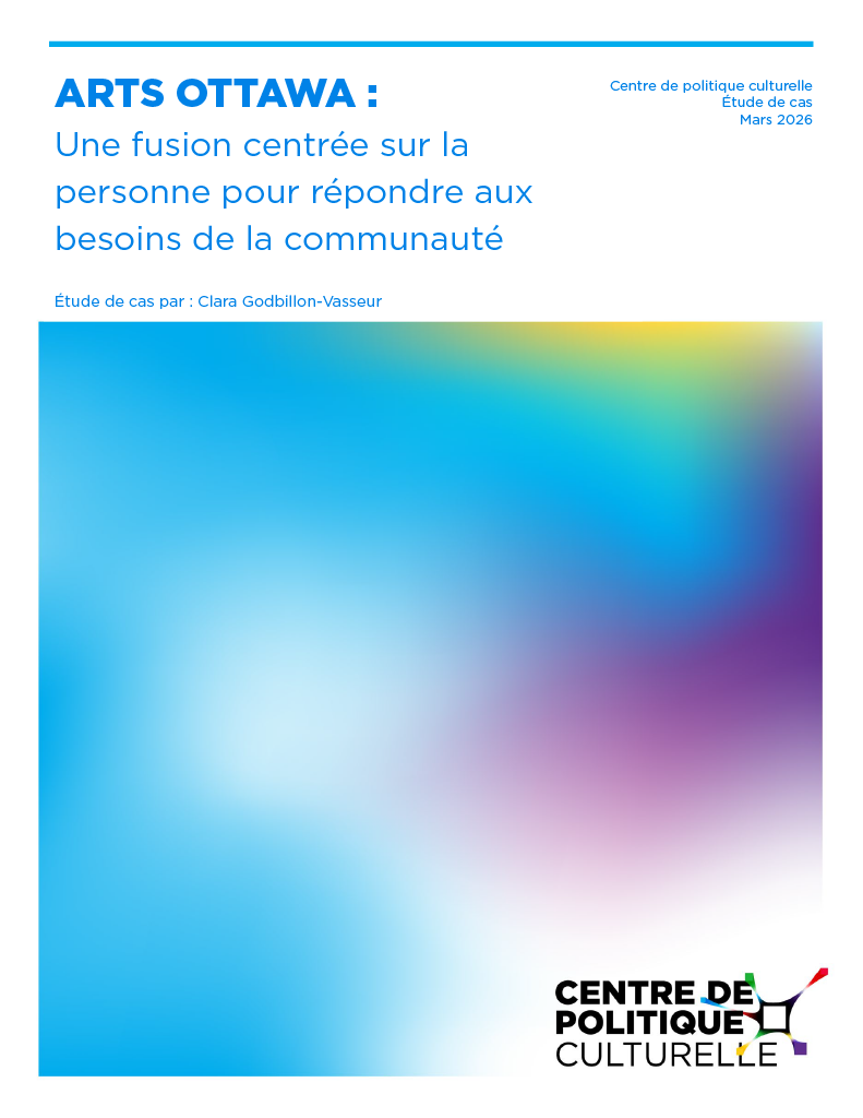 Couverture de l'étude de cas sur Arts Ottawa